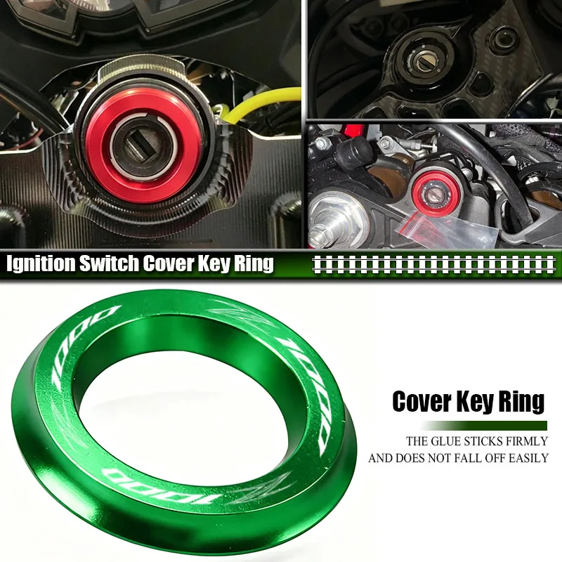 Fit FOR Z1000 Z1000R Z1000SX Z 1000 1000SX Z1000 R SX Motorcycle Case Ignition Switch Keys Cover Protection With Logo Z1000