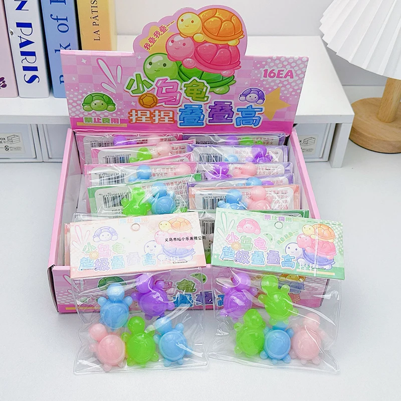 Cartoon Transparent Cute Turtle Soft Pinch Squeeze Toy Adult Stress Relief Toys Children's Fast Rebound Venting Toy Holiday Gift