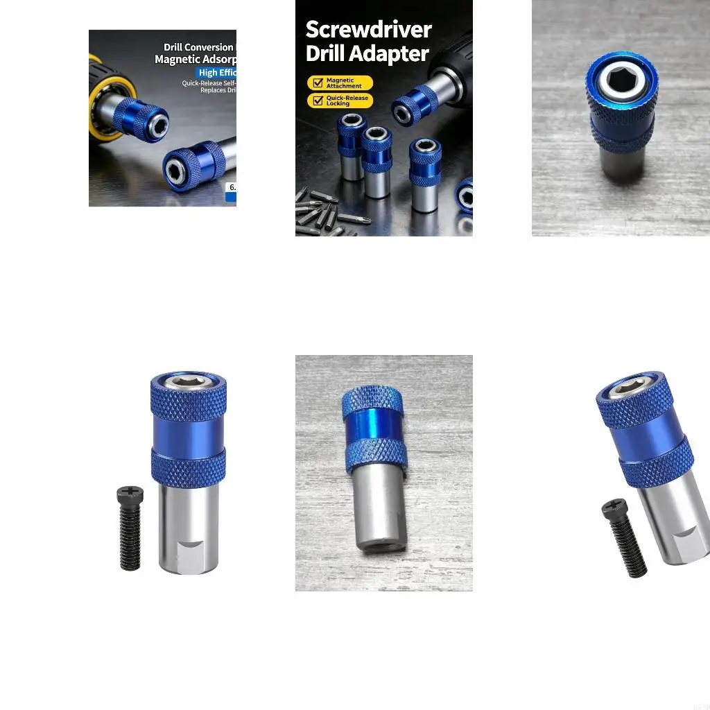 

Quick Releasing Locking Drill Adapter For Electric Screwdriver Power Tool 37JD