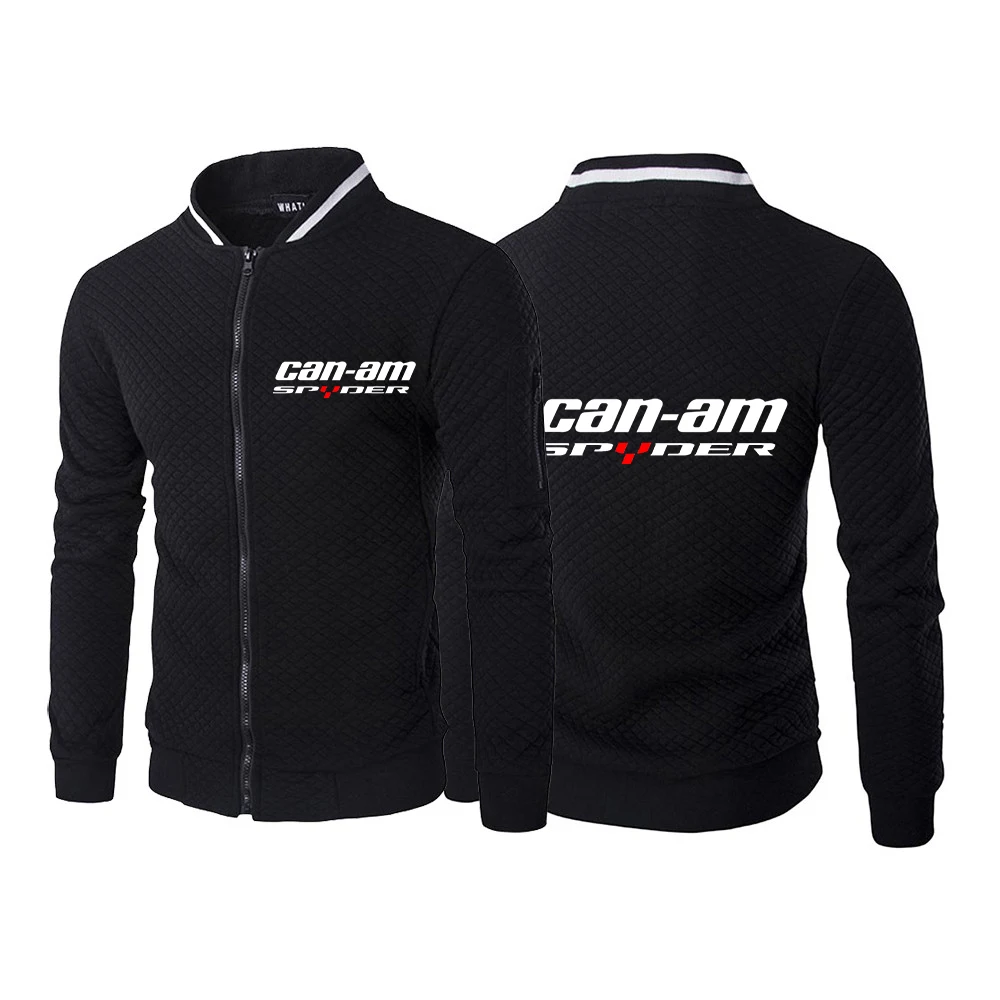 Can Am Spyder Motorcycles Men New Spring Autumn Long Sleeve Jacket Sportswear Fashionable Casual Zipper Man Sweatshirts Formal