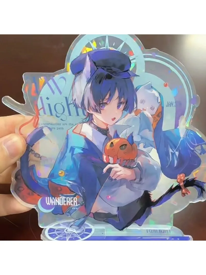 Scaramouche figurki do zabawy stojak akrylowy Model Anime figurka ozdoba kolekcja dla dzieci Yuan Shen kolekcja dla dzieci zabawki Xiao — zdjęcie 2