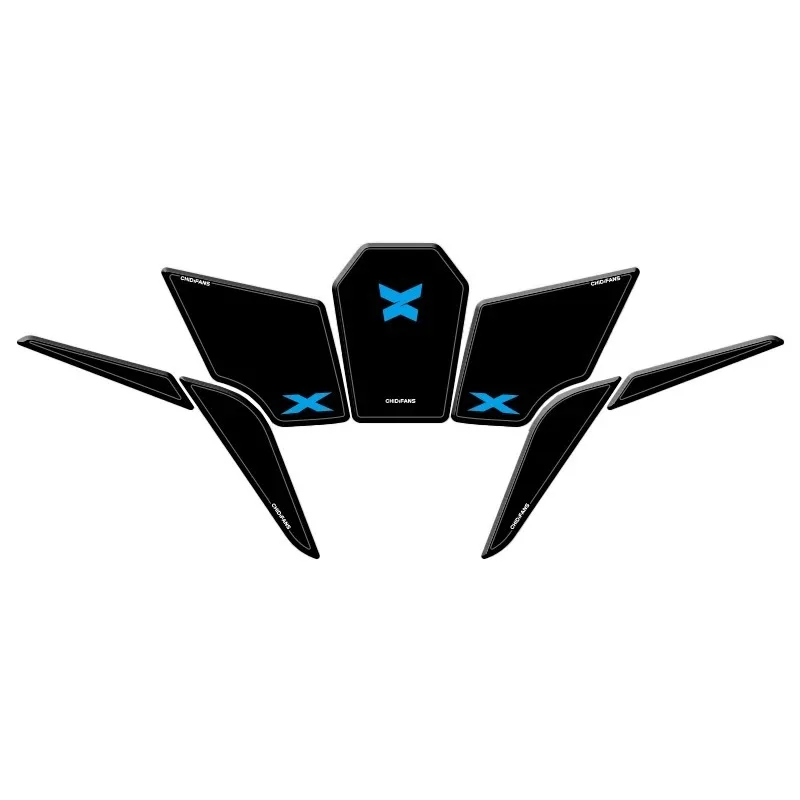 

Аксессуары для мотоциклов KOVE 500X/525X: резиновые накладки для декорации и защиты топливного бака, утолщенные наклейки, комплекты наклеек на бак.