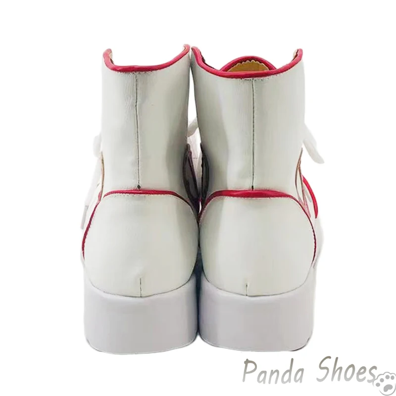 Zapatos de Cosplay de motosierra de Anime para hombre, botas blancas de cómic Denji, zapatos de utilería para fiesta de Halloween