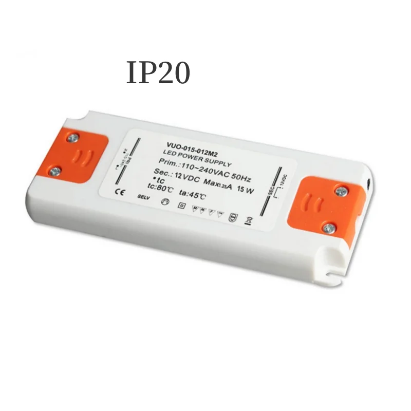 Dimmable 6W 12W 15W 20W 30W 40W 50W 60W RF Remote Transformer DC12V 24V Slim Power Supply AC100V-240V LED Driver Lamp Adapter