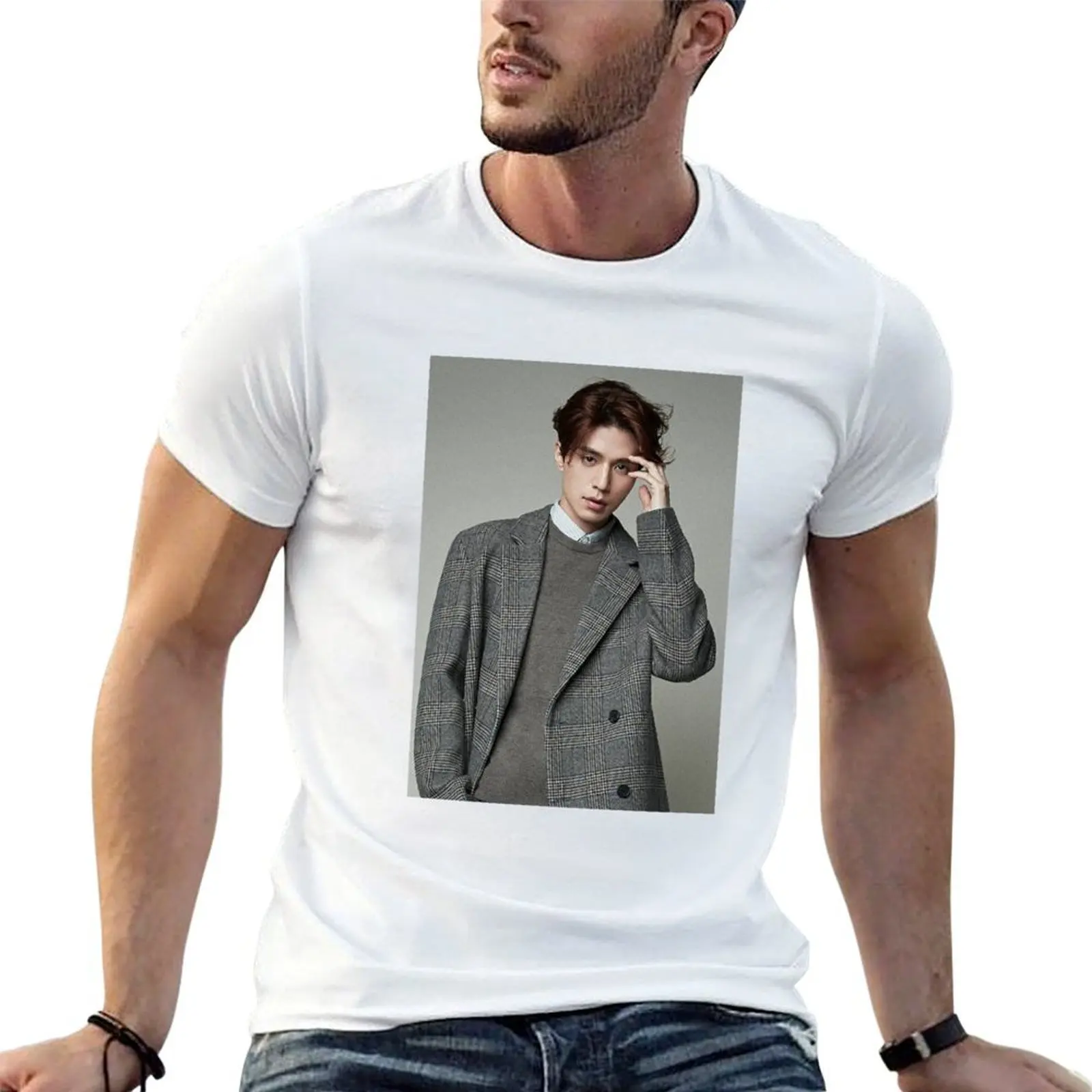 

Lee Dong Wook T-Shirt man t shirt designer t shirt man casual T-Shirt