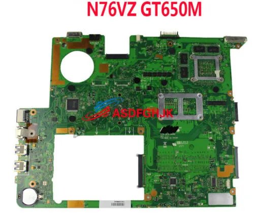 Para ASUS N76VJ N76VB N76VZ N76VM N76V Placa-mãe GT650M Mainboard 100% TESED OK