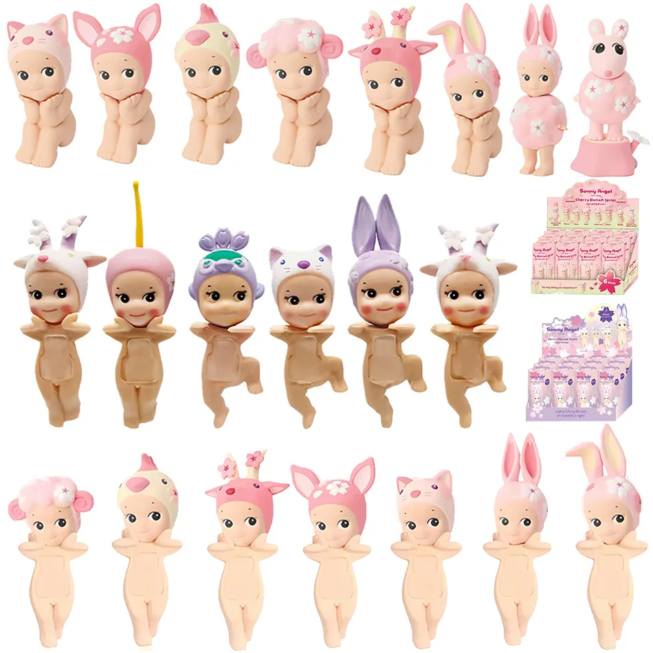 

Blind Box Cherry Blossom Series Angel Anime Figures Ornaments Dolls Fans Children Christmas Birthday Gifts