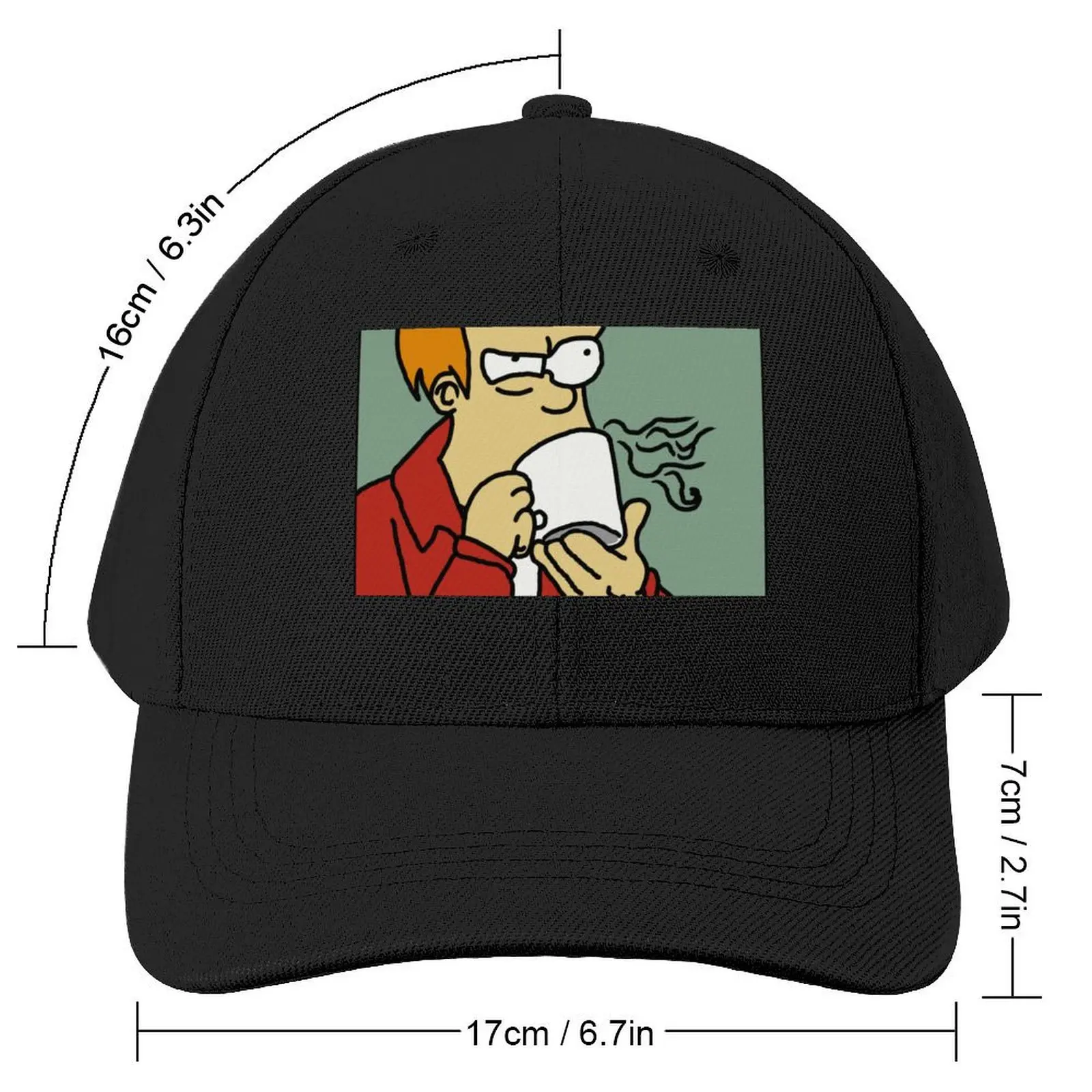 Fry Coffee Freehand DigitalCap Baseball Cap hard hat Hat Baseball Cap birthday Women's Hats Men's