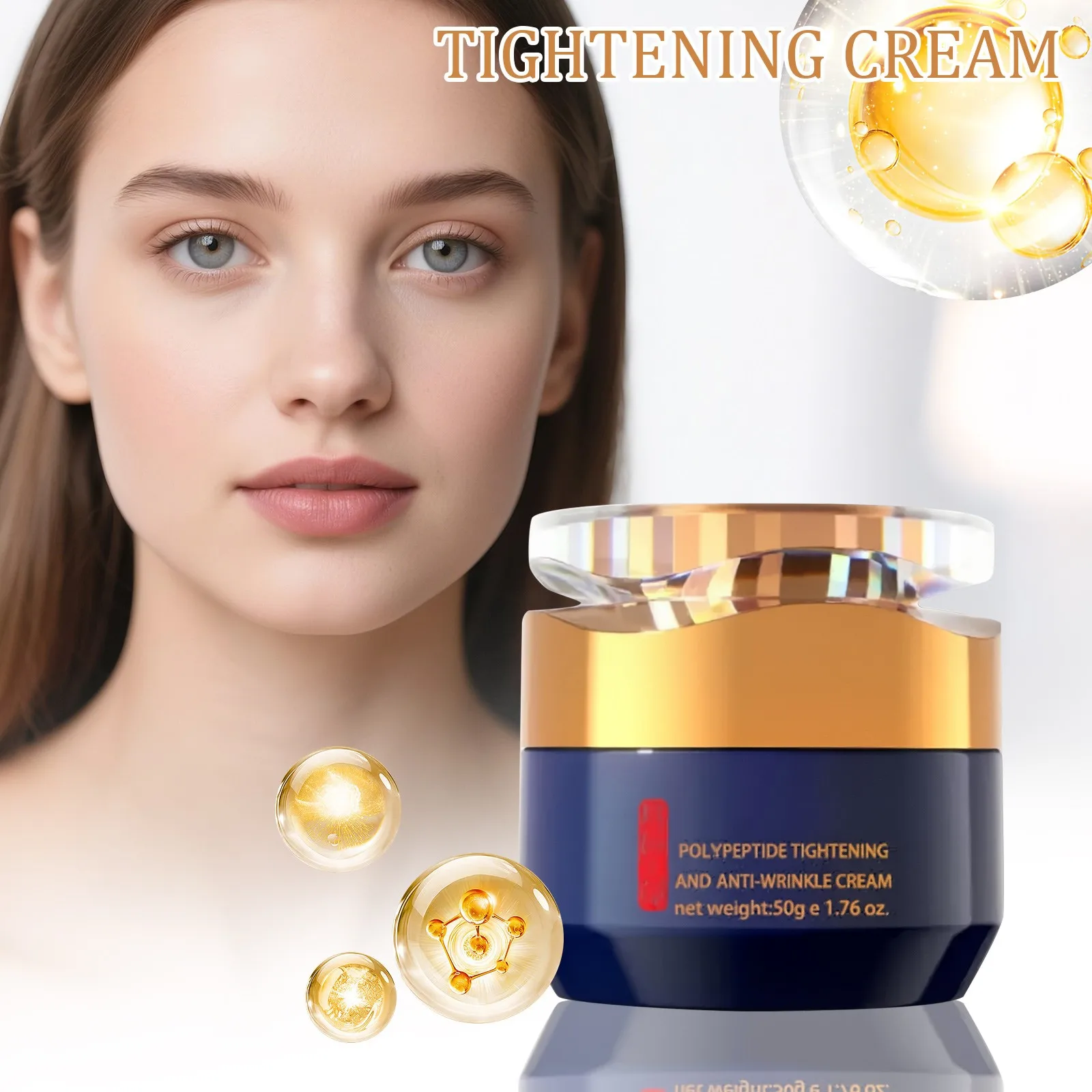 

Polypeptide Firming Removal Cream Anti-Wrinkle Cream Contouring Lifting Cream For Face Deep Hydration Smoothing Skin 50g