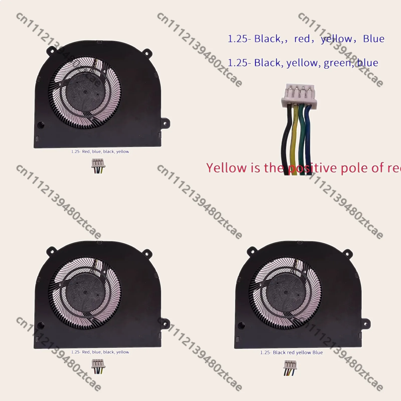 1PC DC5V 0.35A T059025SH B9512SH 4-Wire Mini Host Cooling Fan Replacement Compatible for Server CPU Heatsink