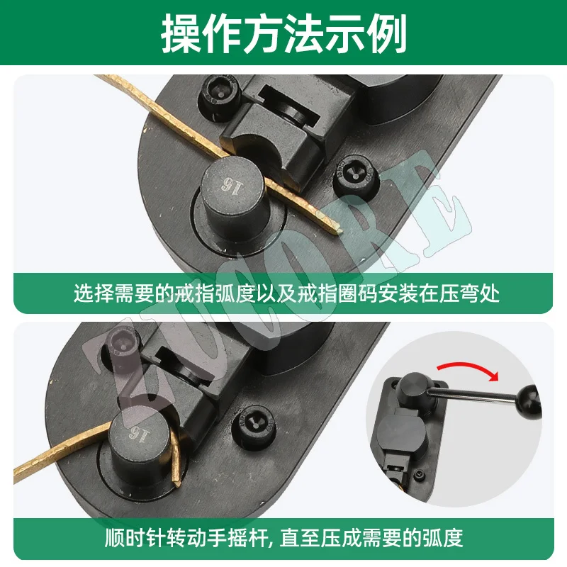 آلة ثني الصفائح المعدنية لثني الصفائح النحاسية الذهبية والفضية آلة ثني شريط المجوهرات في المخزون