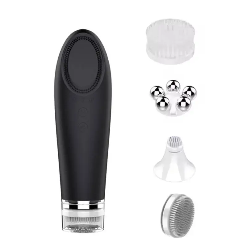 

Rechargeable Waterproof Skin Clean Brush Instrument Beauty Device Facial Cleansing Brush Cleaning Brushes