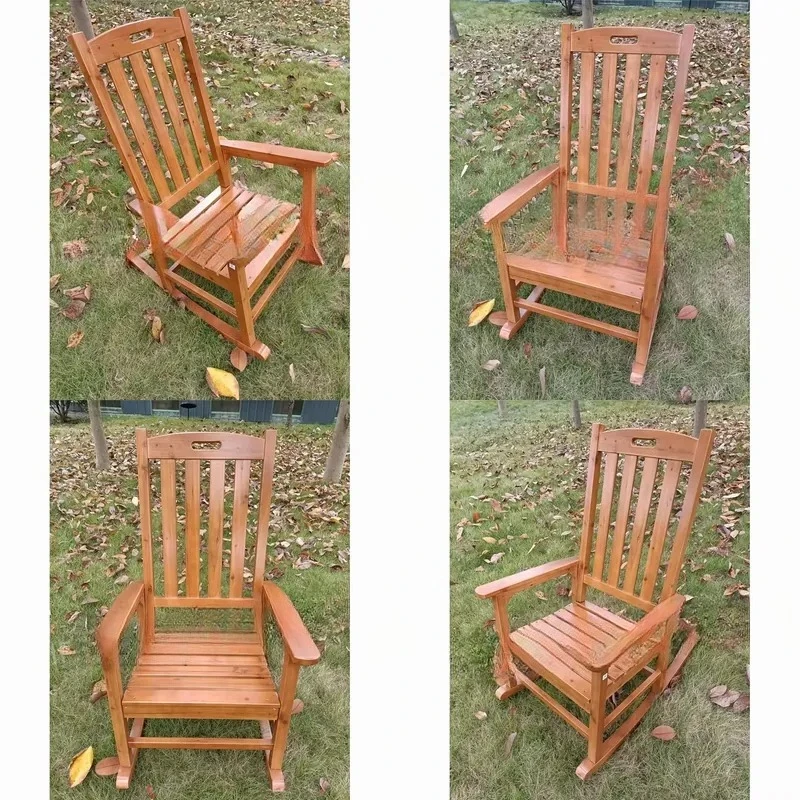 for Classic Rocking Chair Garden Wooden Rocking Chair