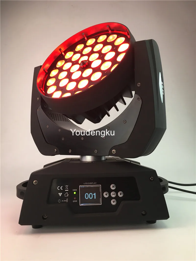 4pcs 36*10w rgbw led beam moving head 4 in 1 Zoom Wash RGBW Moving Head nightclub concert bar stage Light