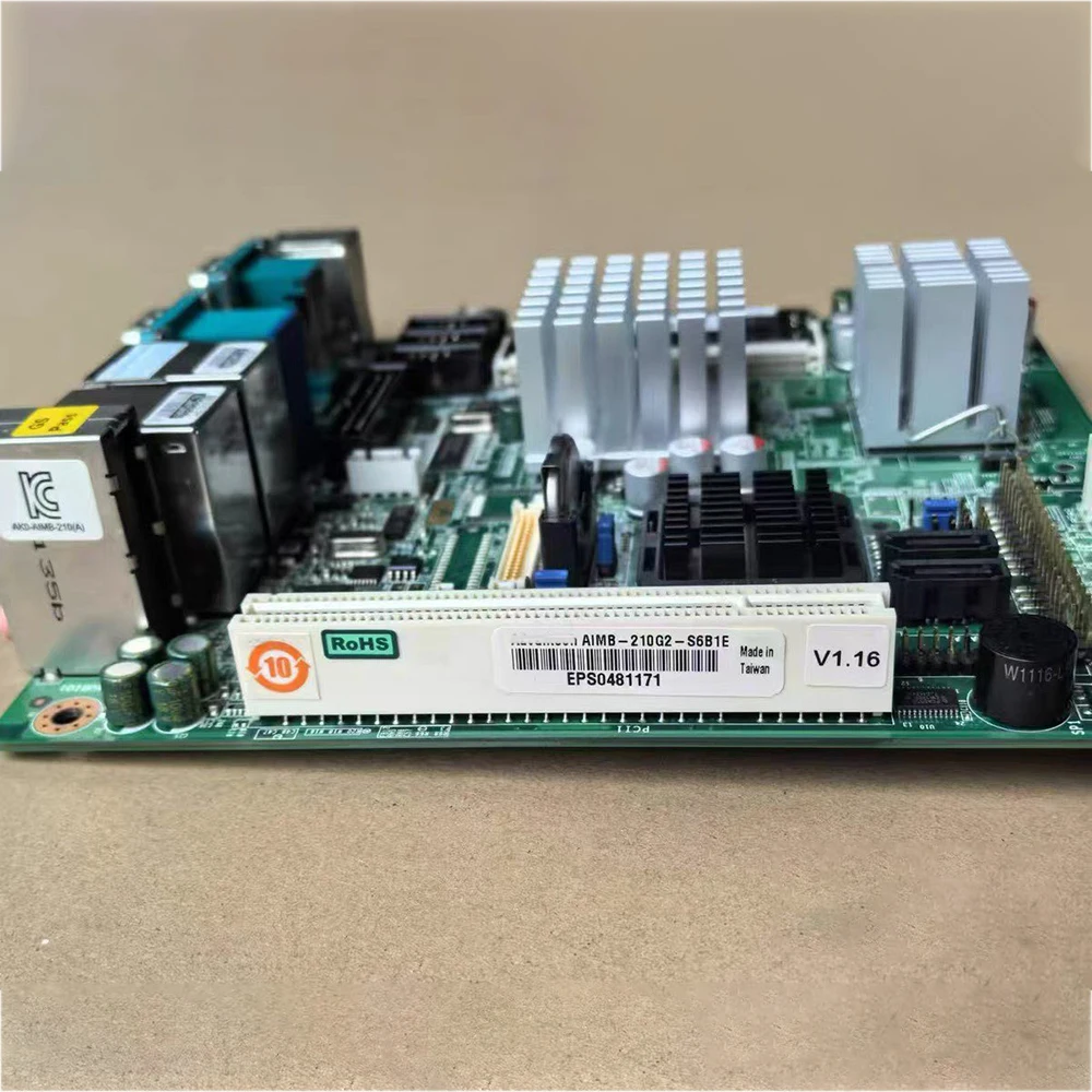 Dual Network Card AIMB-210 REV: B1 AIMB-210G2-S6B1E Industrial Motherboard For Advantech
