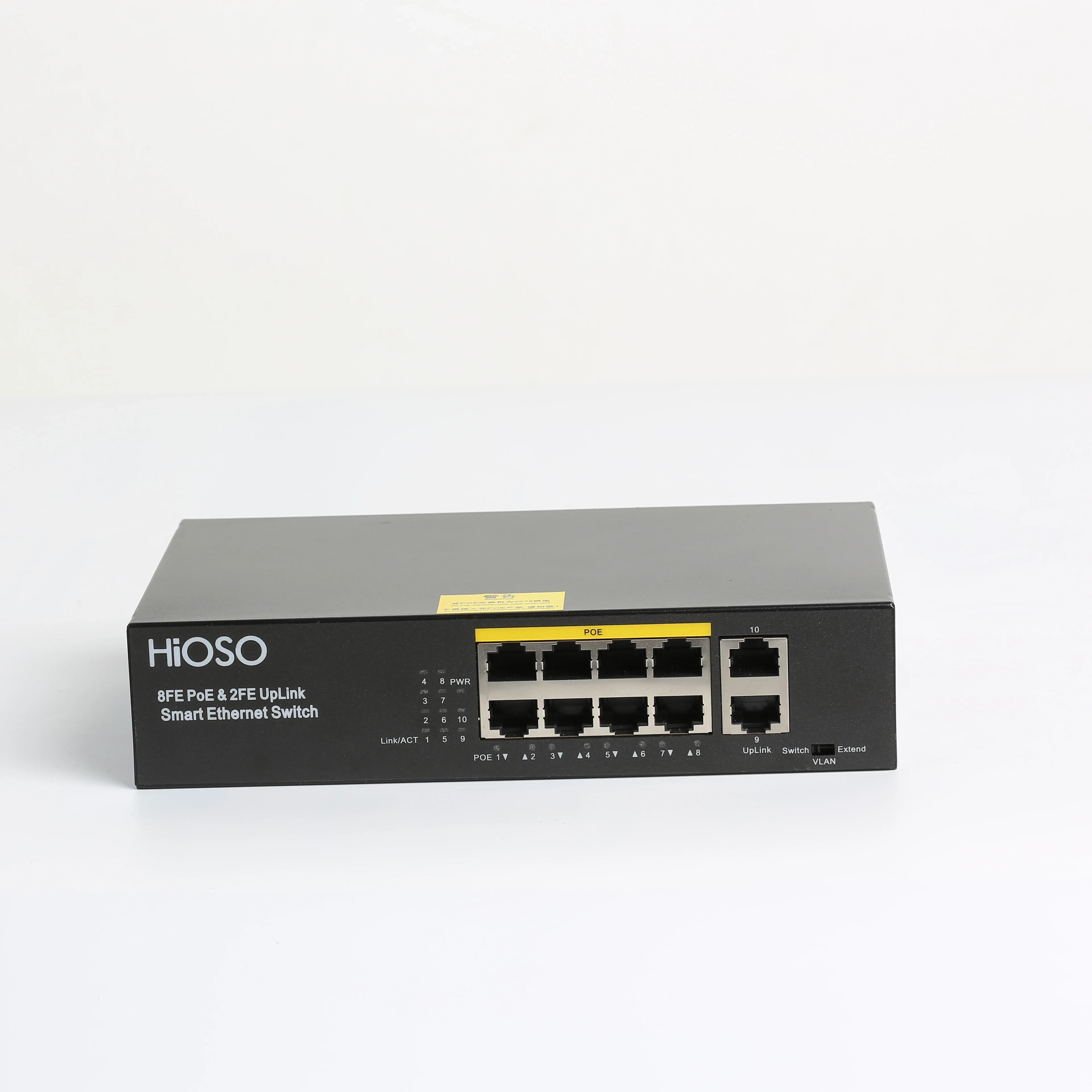 

10-портовый коммутатор Ethernet 10/100 Мбит/с RJ45 с 8 портами PoE, 12В/24В/48В, нестандартный пассивный PoE
