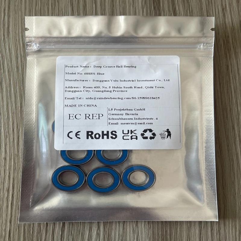 2/10Pcs 688RS Blue Bearing  8x16x5 mm ABEC-7 Hobby Electric RC Car Truck Ball Bearings