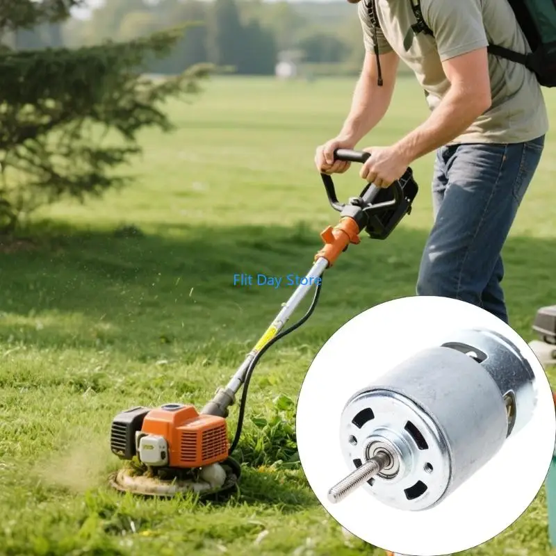 F92C 21V Cordless Trimmer Motor Copper Cooling Fan High Efficiency Lawn Mower Motor