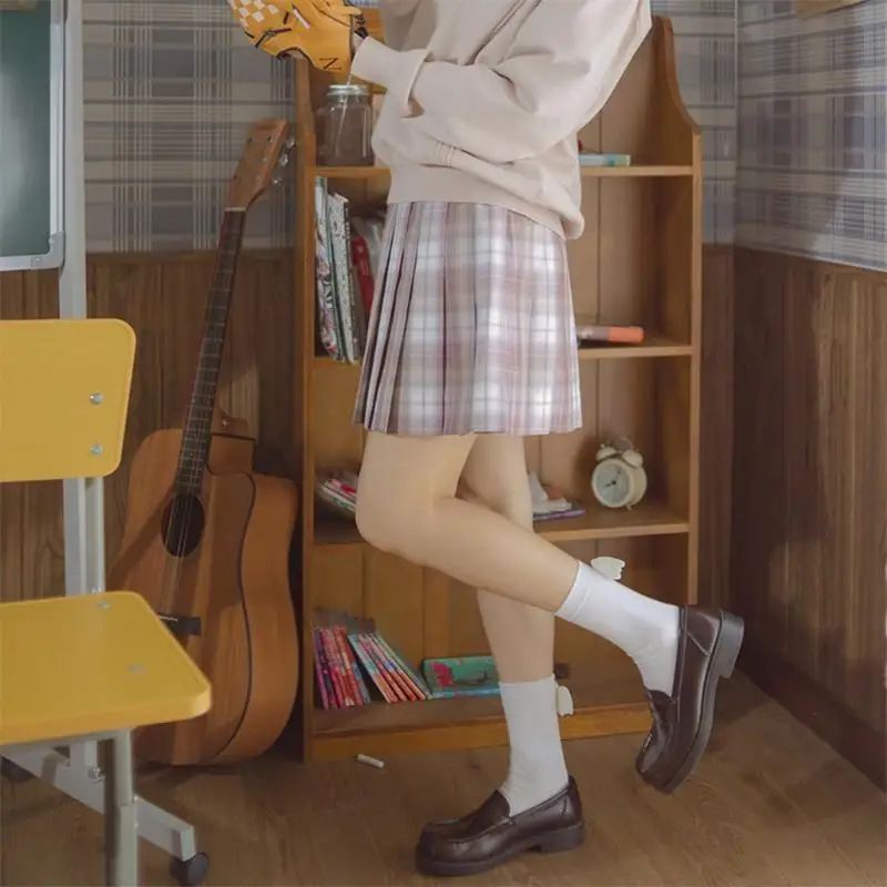 Phụ Nữ Ngọt Ngào Đôi Cánh Thiên Thần Thủy Thủ Đoàn Tất Sinh Viên Cotton Giữa Ống Đàn Hồi Thông Minh