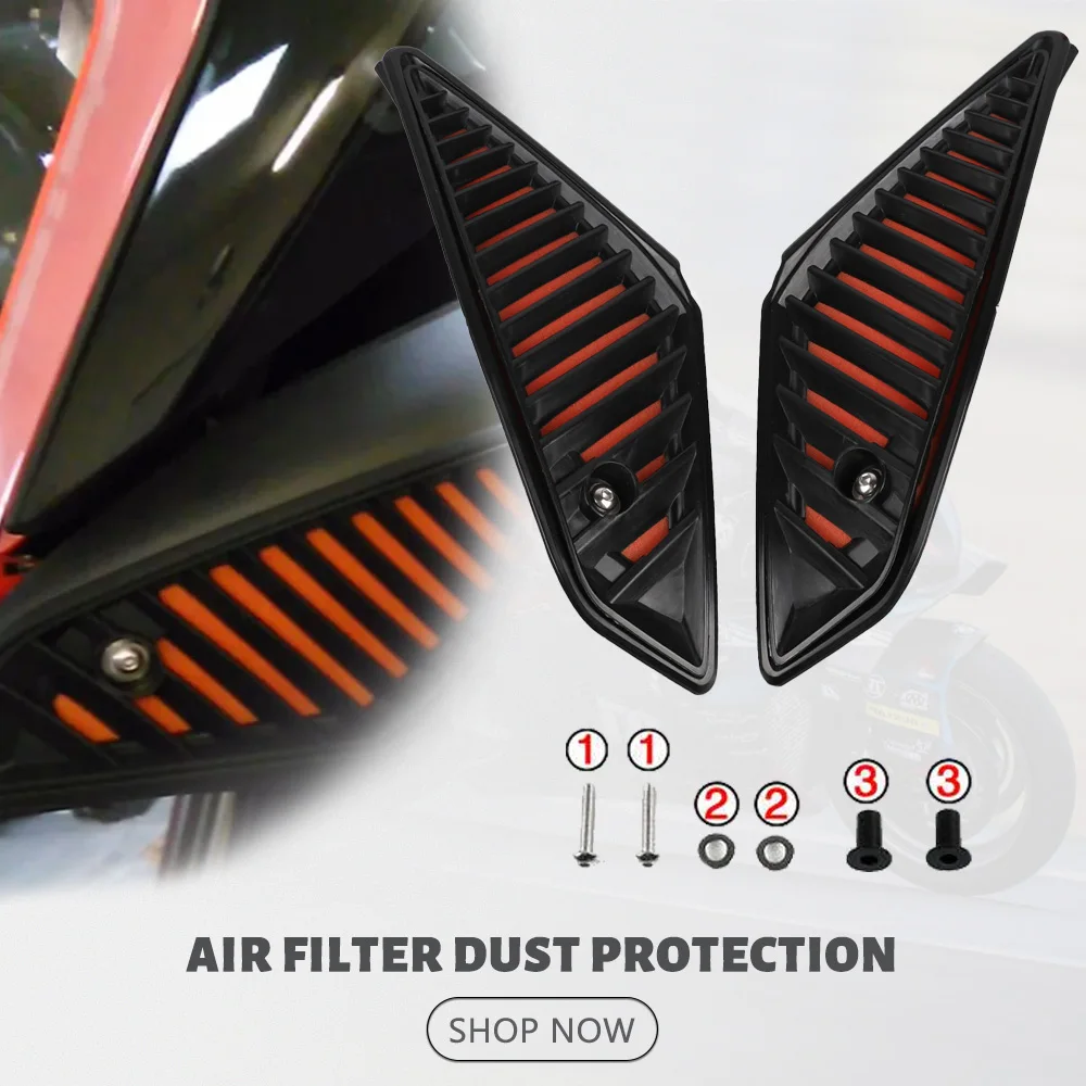 

Motorcycle ABS Air Filter Dust Protection Cover Grill Guard Protector Accessories FOR 1290 Super Adventure R / S 2018 2019 2020