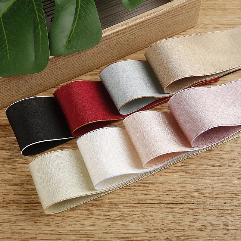 Kewgarden Silk Polyester Ribbon DIY Bows Hair Accessories Make Clothing Flowers Hats Gift Decorative Handmade Materials 10 Yards