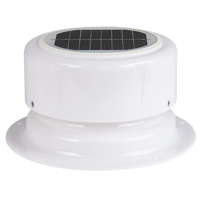 

RV Solar Ceiling Fan-Low Noise Axial Flow White 5.5V for RV Boat & Camping