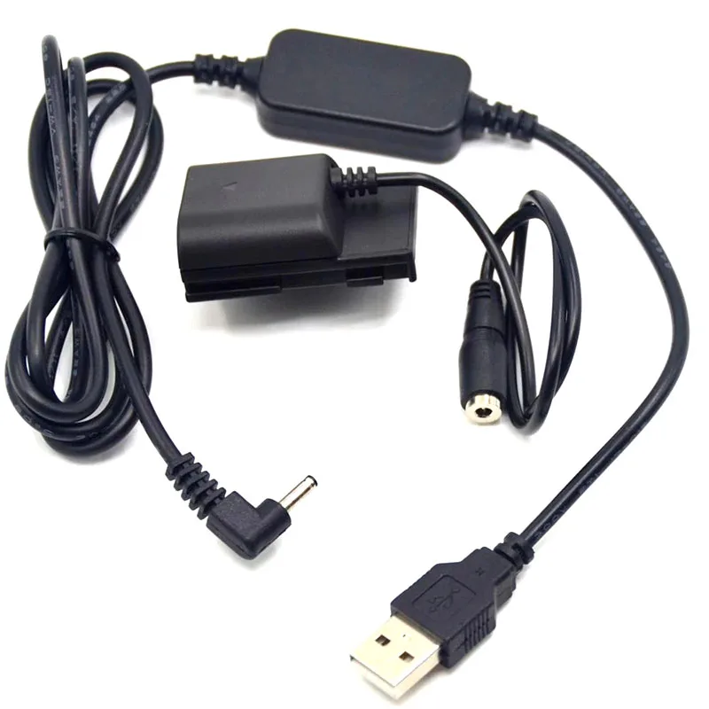 Vitesun 5V Power Bank USB Cable Adapter + NB2L Dummy Battery DR-20 for Canon G7 G9 S40 S45 S50 S55 S60 S70 S80 EOS 350D 400D