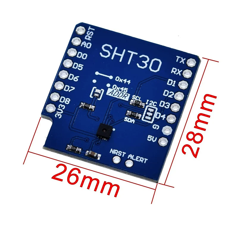 1PCS SHT30 Shield I2C Modulo digitale di temperatura e umidità per modulo scheda Mini Arduino WeMos D1