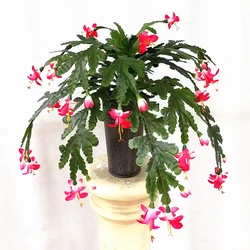 Artificial Flower Imitation Crab Claw Lansi Cloth Fake Flower Arrangement Material Wedding Dress Up Party Home Decor Accessori
