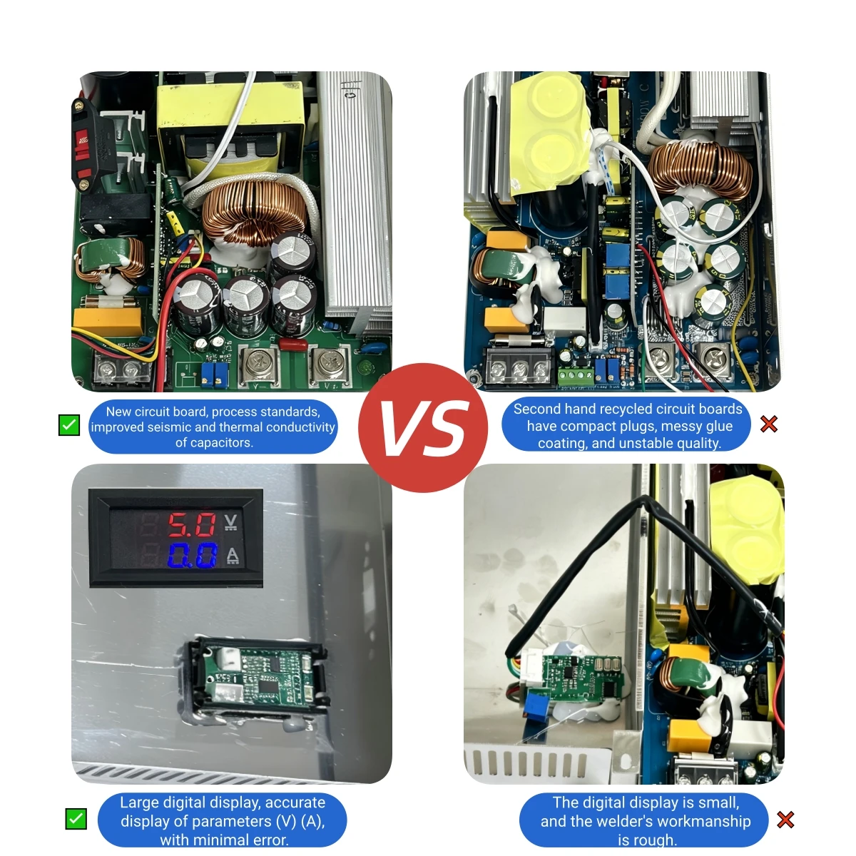 2000W Einstellbares Netzteil AC-DC 12V15V 24V 36V 48V60V72V85V90V110V 150V200V220V Industrieller Transformator CV CC Digitale Anzeige – Detail 7
