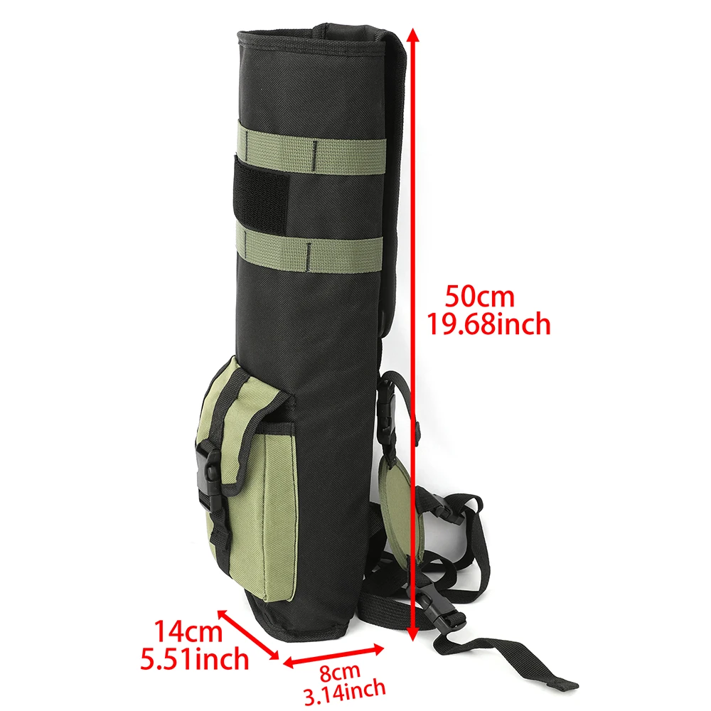 Arrow Quiver Adjustable Left/Right Hand Arrow Bag Arrows Holder Archery Hunting PVC Oxford-Cloth for Bow Shooting Accessories - Image 5
