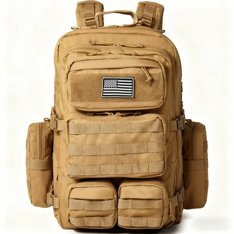 50L/30L  Assault Pack, Tactical Backpack Military Army Camping Rucksack, 3-Day Pack Storage bag