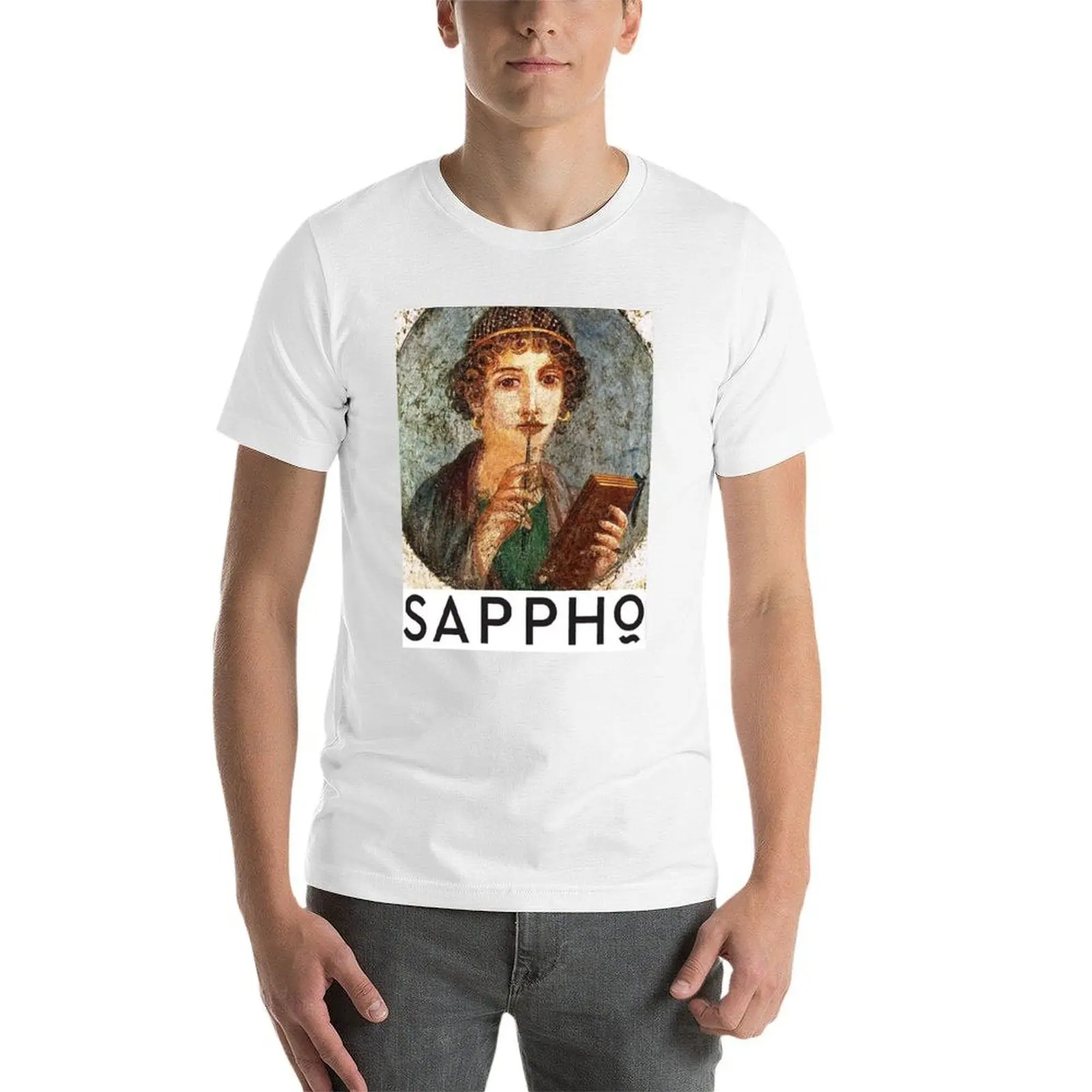 SAPPHO T-Shirt t shirts for man cotton funny t shirts with prints printed t shirts for man T-shirt view 3
