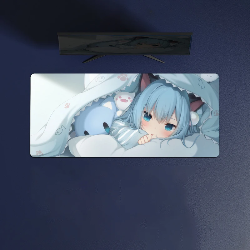 

Anime Nekoha Shizuku Two-Dimensional Girl Hd Printed Mouse Pad Rubber Desk Mat for Keyboard and Pc Gaming Accessories