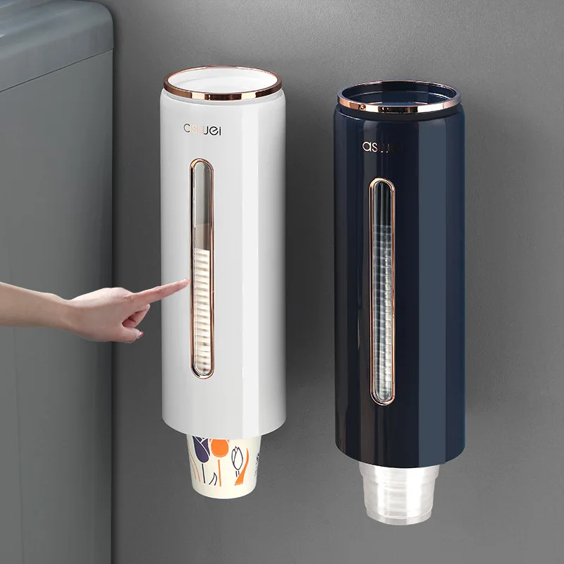 Paper Cup Holder, Take The Cup Holder and Put The Disposable Cup, Water Cup Dispenser, Automatic Cup Drop Device, Shelf.