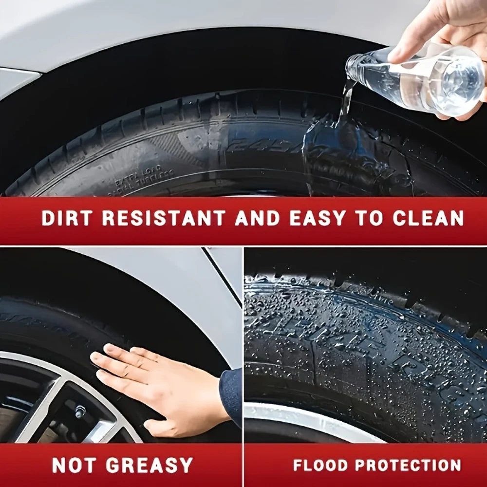 كريم KJM New Universal Tire Trim Shine 75 جرام - إصلاح سريع، لمعان طويل الأمد للعجلات، بلاستيك، فينيل، سهل الاستخدام، متين