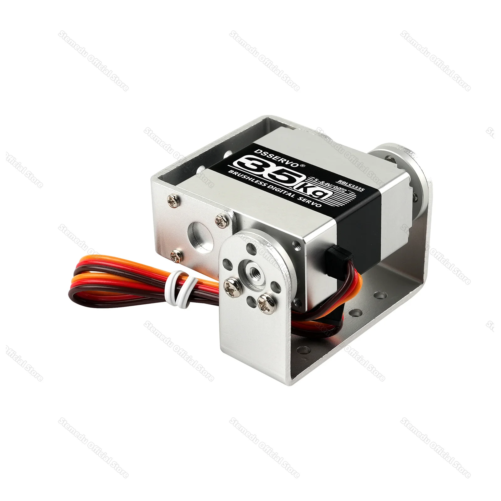 All Metal 35KG Dual Axis Digital Servos Brushless Motor Steel Gear IP67 Waterproof RC Servo for RC Truck & Competition Robot Arm view 6