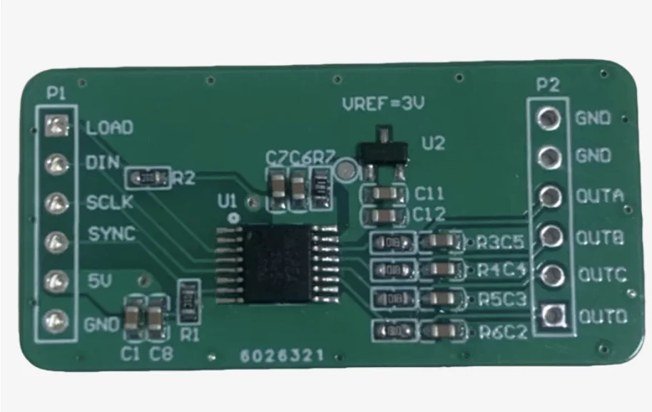 3PEAK TPC116S4-TR Digital-Analog Converter 16-bit Digital-Analog Conversion Module with SPI Interface for 4 Outputs