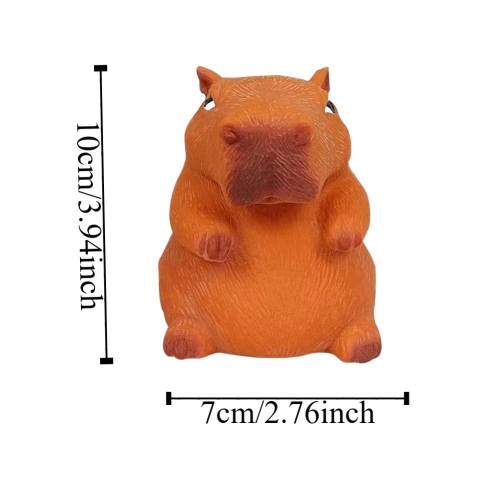 Animal dos desenhos animados capivara squeeze brinquedo macio engraçado capivara lento rebote brinquedo criativo bonito simulação capivara decoração jogo do bebê