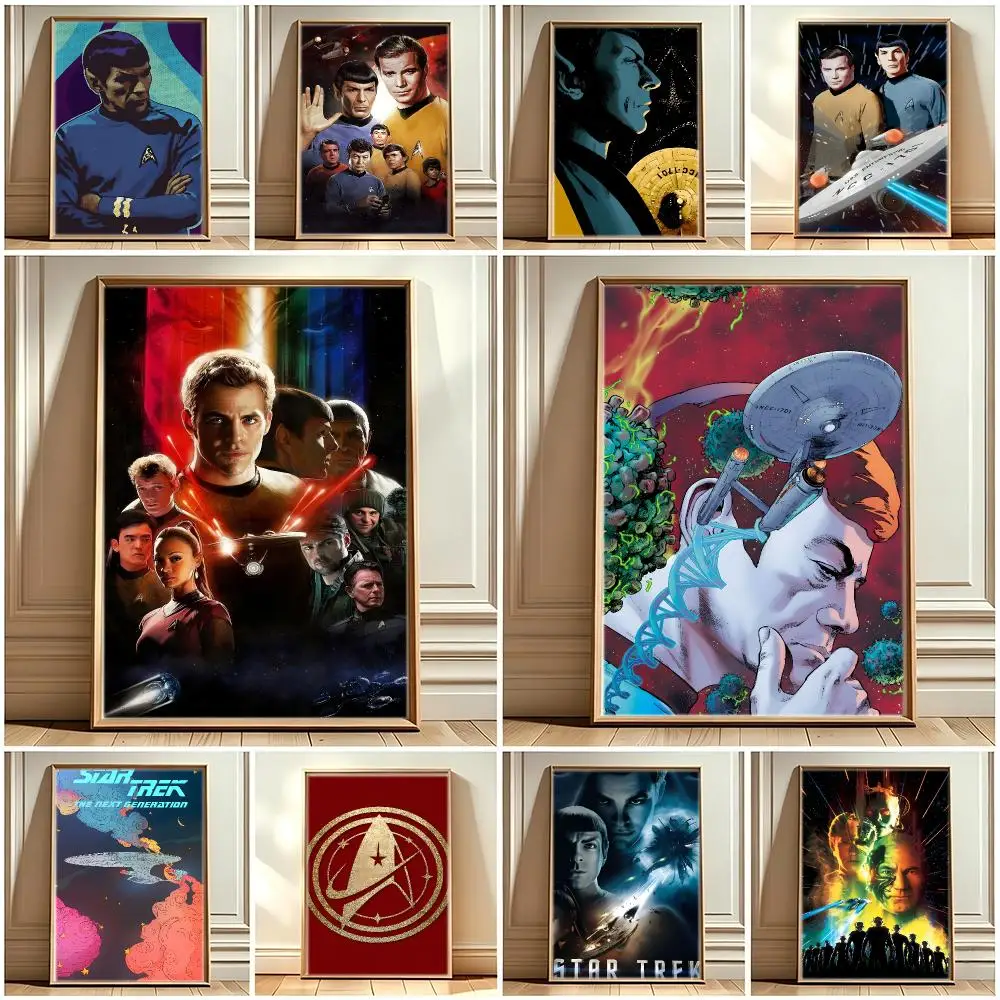 Sci Fi Classic S-Star trek Poster Print Painting Home Decor for Bedroom Living Room Hallway
