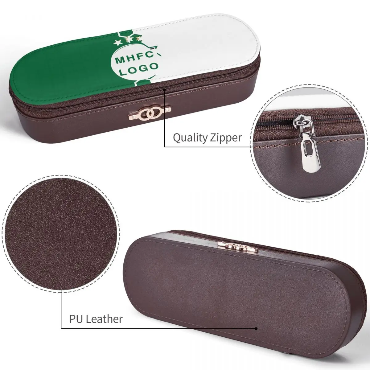 Estojo de grande capacidade com zíper, leve e espaçoso saco de lápis, Israel FC MHFC Champion Pouch, Box Organizer