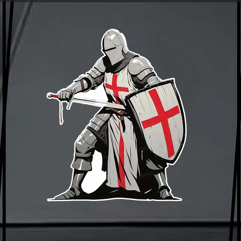 

Guardian Knight Car Sticker Vinyl Decal Waterproof Rear Window Motorcycle Camper Bumper Truck Laptop Decoration SH1585