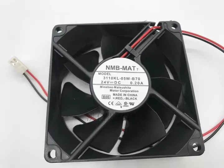 

Free shipping original 8025 3110KL-05W-B70 DC24V 0.20A ultra durable frequency converter 8CM fan