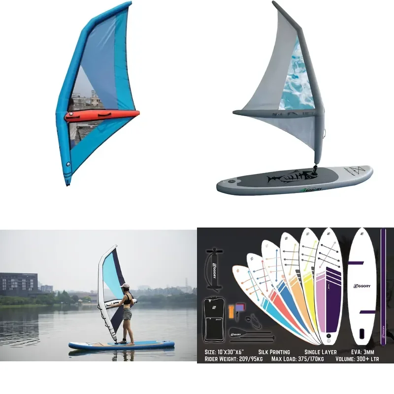 2022 Factory OEM Good Quality Windsurf Inflatable Sail SUP Stand up Paddle Board Windsurfing Board