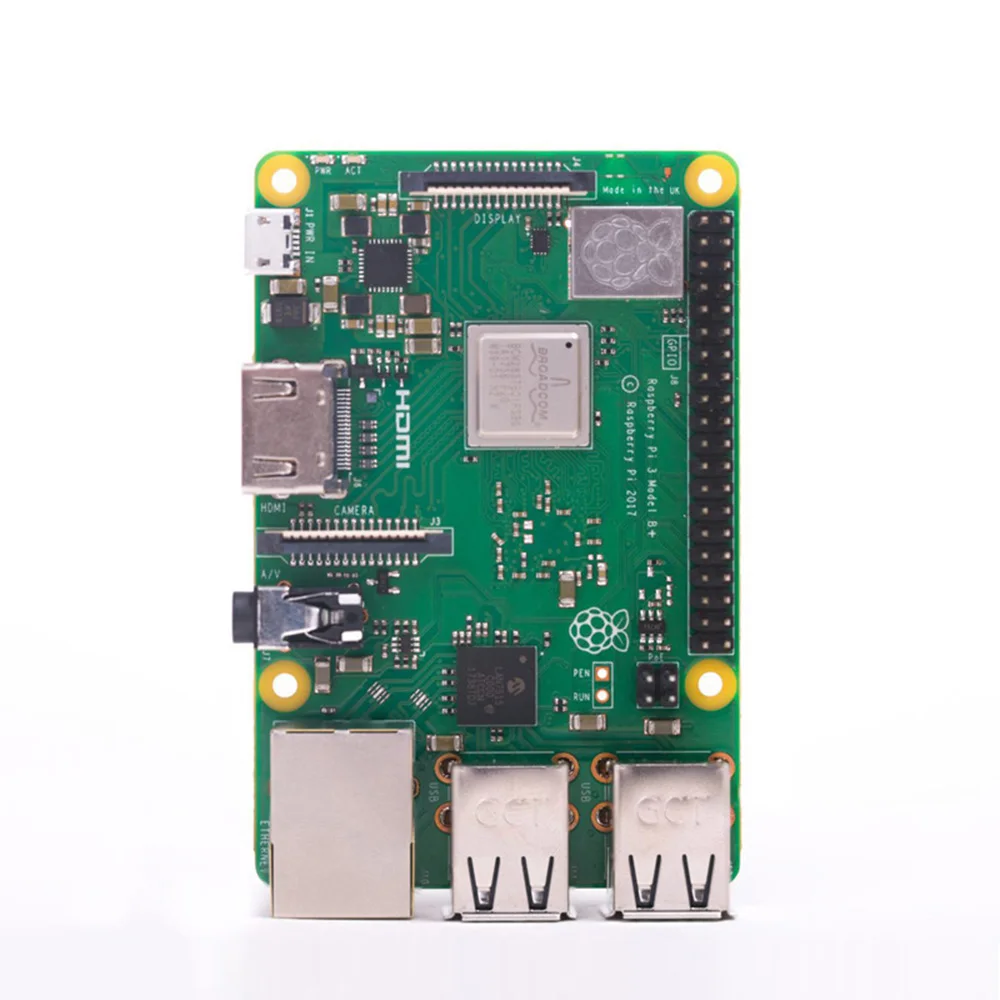 

New Original Pi 3 Model B+ Board 3B Plus BCM2837B0 64-bit 1.4GHz with 1GB LPDDR2 SDARM Support WiFi and Bluetooth