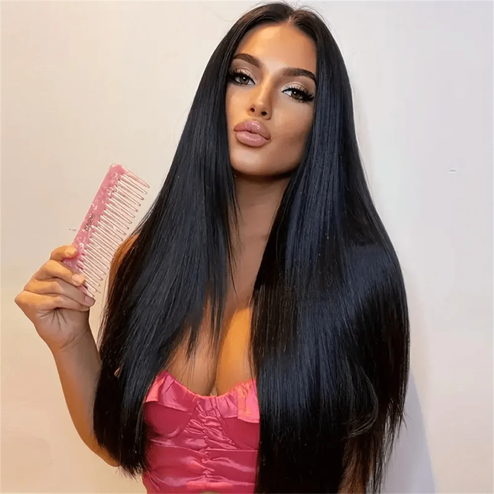 

Glueless Wig Human Hair Ready To Wear Straight 7x5 6x4 Lace Closure Human Hair Wig For Women Wear And Go Glueless Human Hair Wig