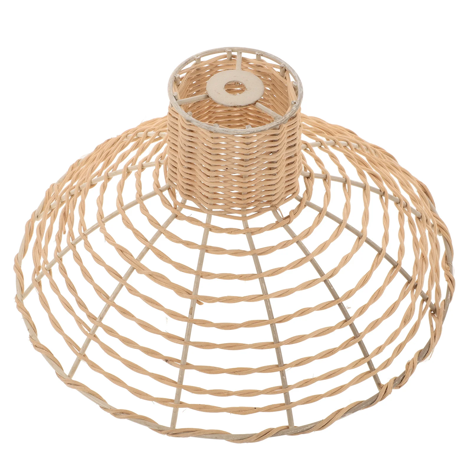 

Rattan Lamp Shade Boho Bell Design Wicker Pendant Light Cover For Table Floor Wall Lamp Replacement Ceiling Light Shade