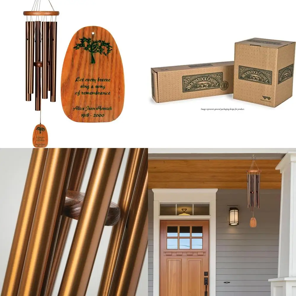 

24-дюймовый уличный колокольчик средней бронзы — персонализированная удивительная грация, садовый декор, подарок на память