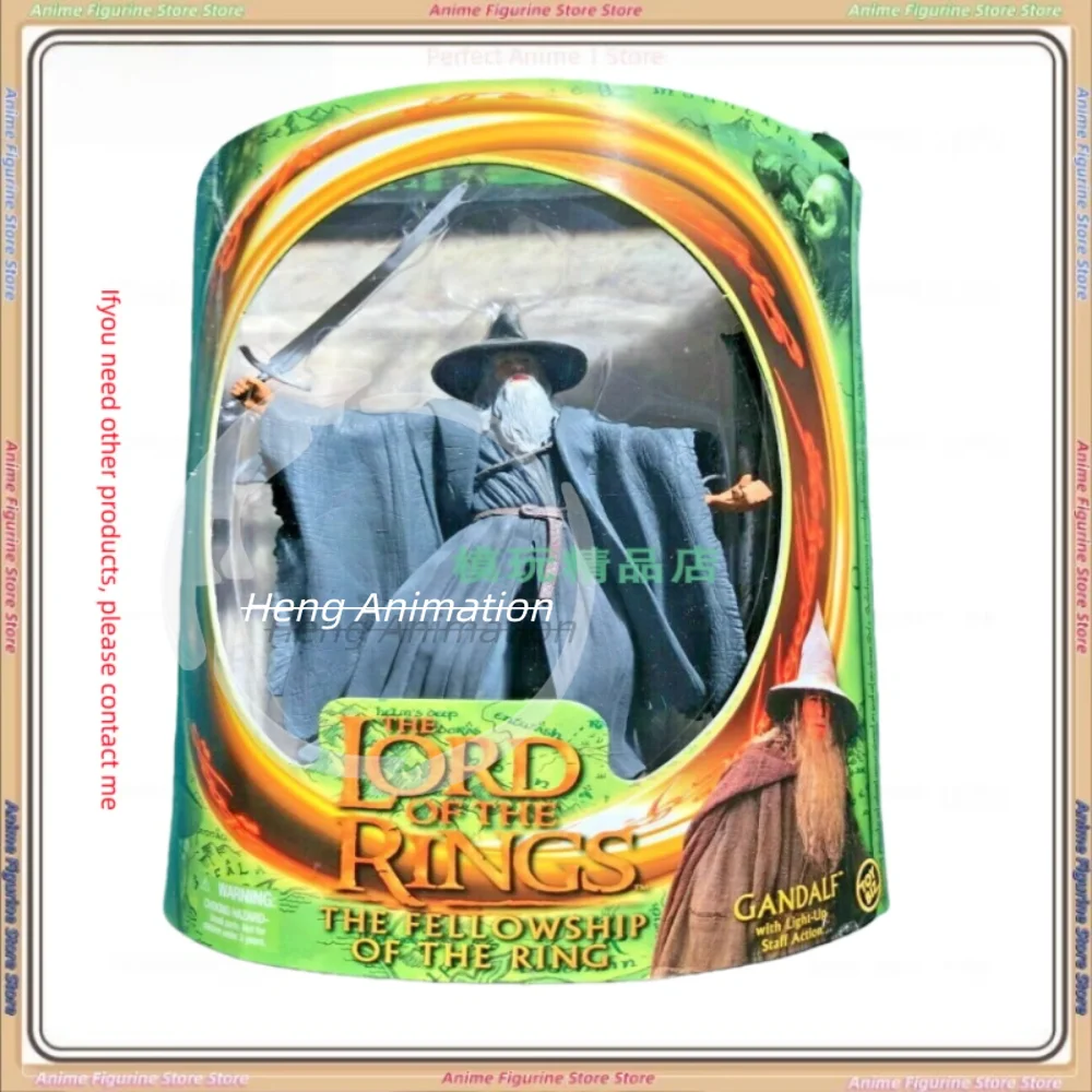 

Gandalf Grey Wizard Mage 6-дюймовая подвижная фигурка игрушка Biz Hand Puppet Ornament Коллекционная