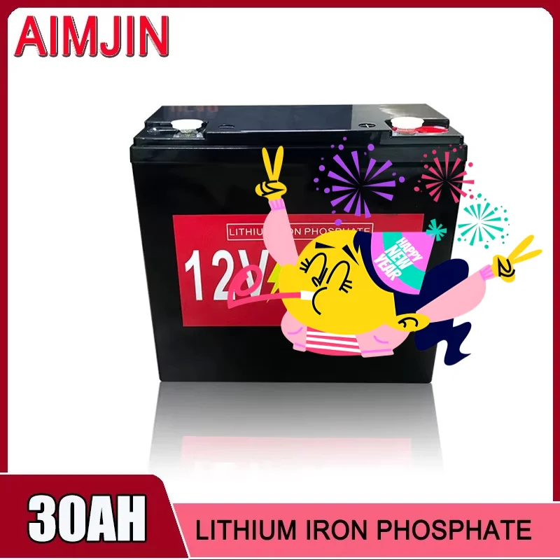 LiFePO Battery Pack Built-In BMS,for Sprayer, LED Lamp Battery Andother Equipment Power Tools 12V 30000mAh